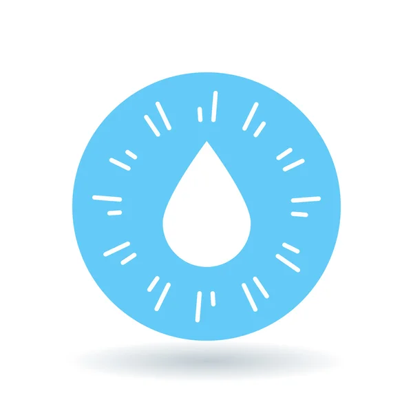 Waterdrop icon. Raindrop sign. Water symbol. Vector illustration. — ストックベクタ