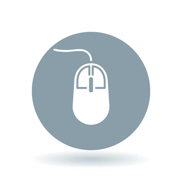 Computer mouse icon. Computer mouse sign. Wired mouse symbol. Vector illustration. — Wektor stockowy