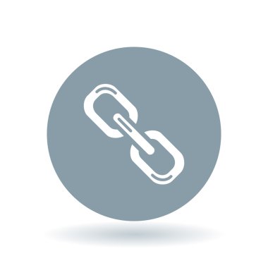 Chain icon. Connect sign. link symbol. Vector illustration.