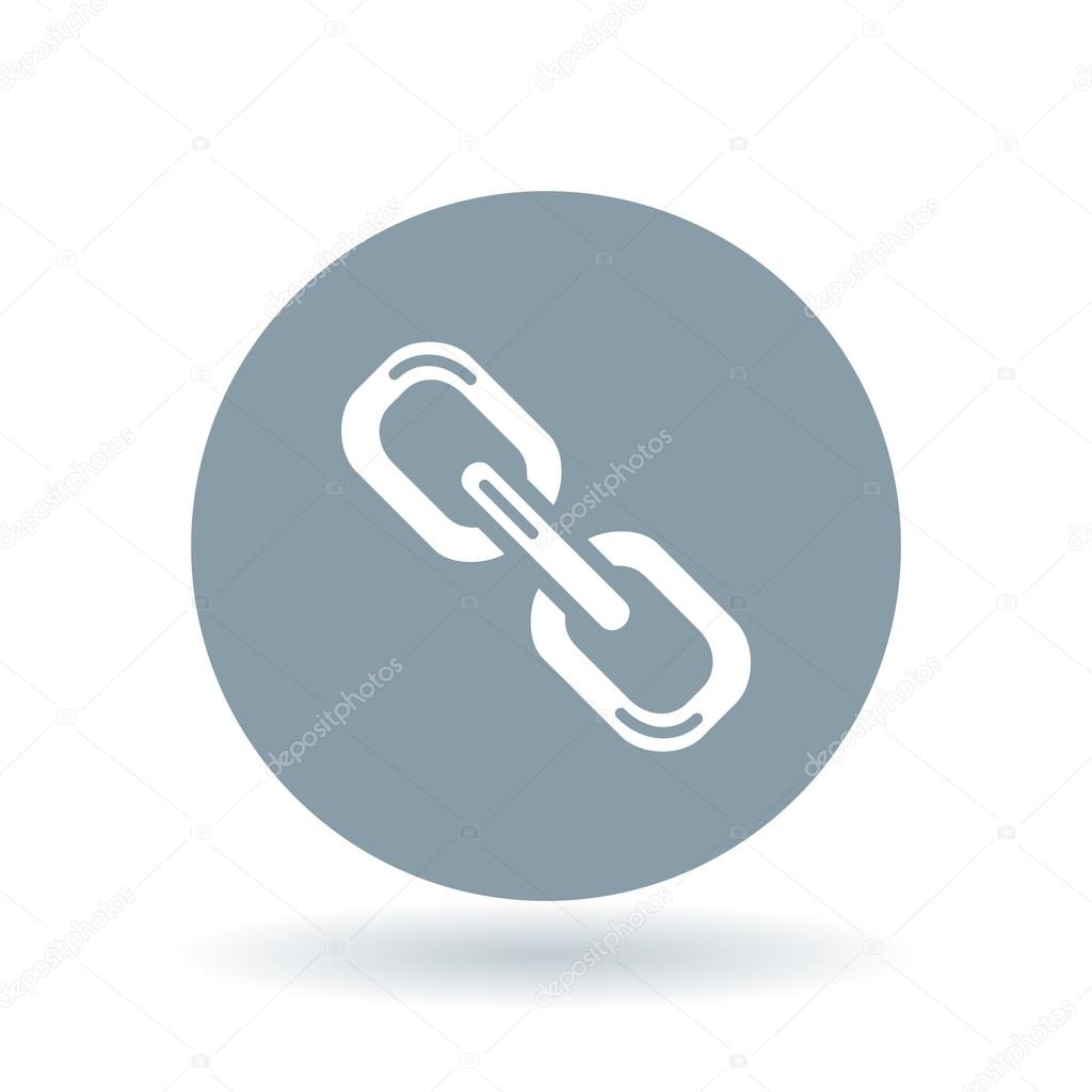 Chain icon. Connect sign. link symbol. Vector illustration.