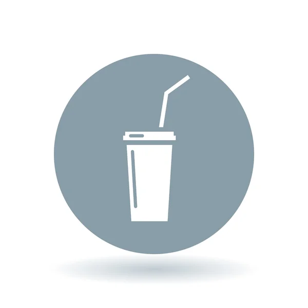 Softdrink icon. Cooldrink sign. Soda symbol. Vector illustration. — 图库矢量图片