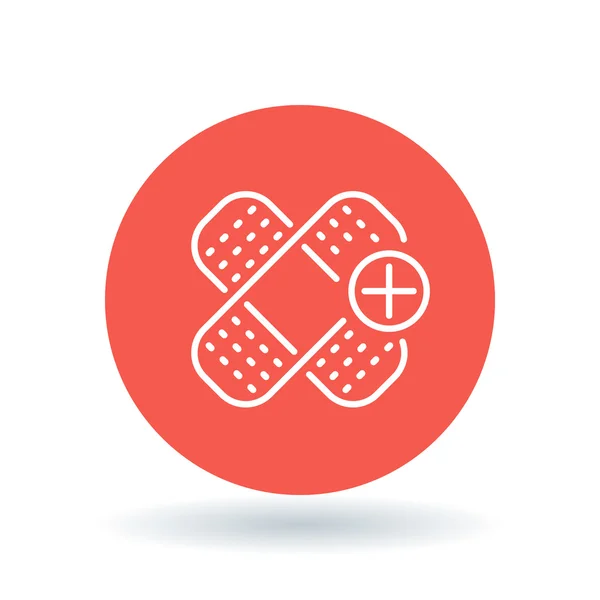 Bandaid icon. Bandage sign. plaster symbol. Vector illustration. — Stock Vector