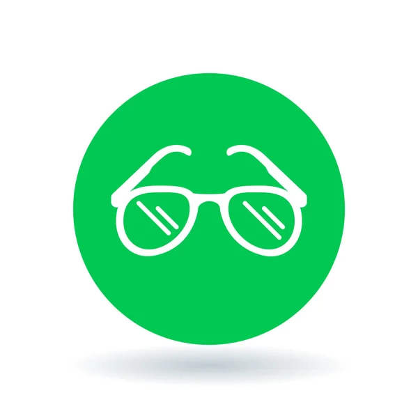 Teardrop sun glasses icon. Sunglasses sign. Aviator sun shades symbol. Vector illustration. — Stock Vector
