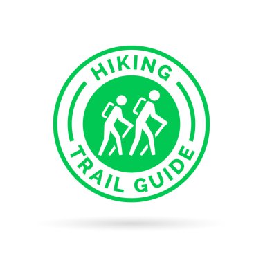 İz Kılavuzu sembolü yürüyüşçü simgesiyle hiking