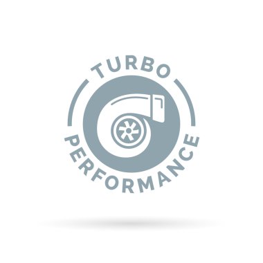 Turbo performans artırma simgesi Turbo kompresör simgesiyle.