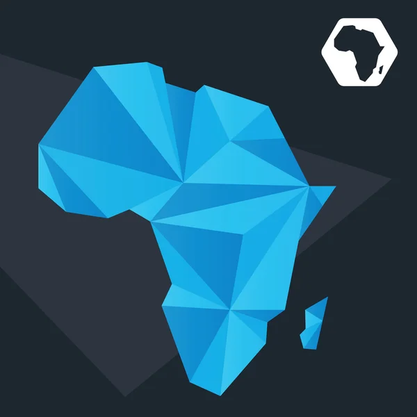 Resumen Mapa de África — Archivo Imágenes Vectoriales