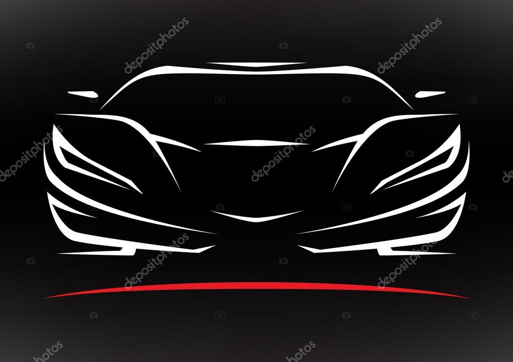 Concept Sportscar Vehicle Silhouette 4