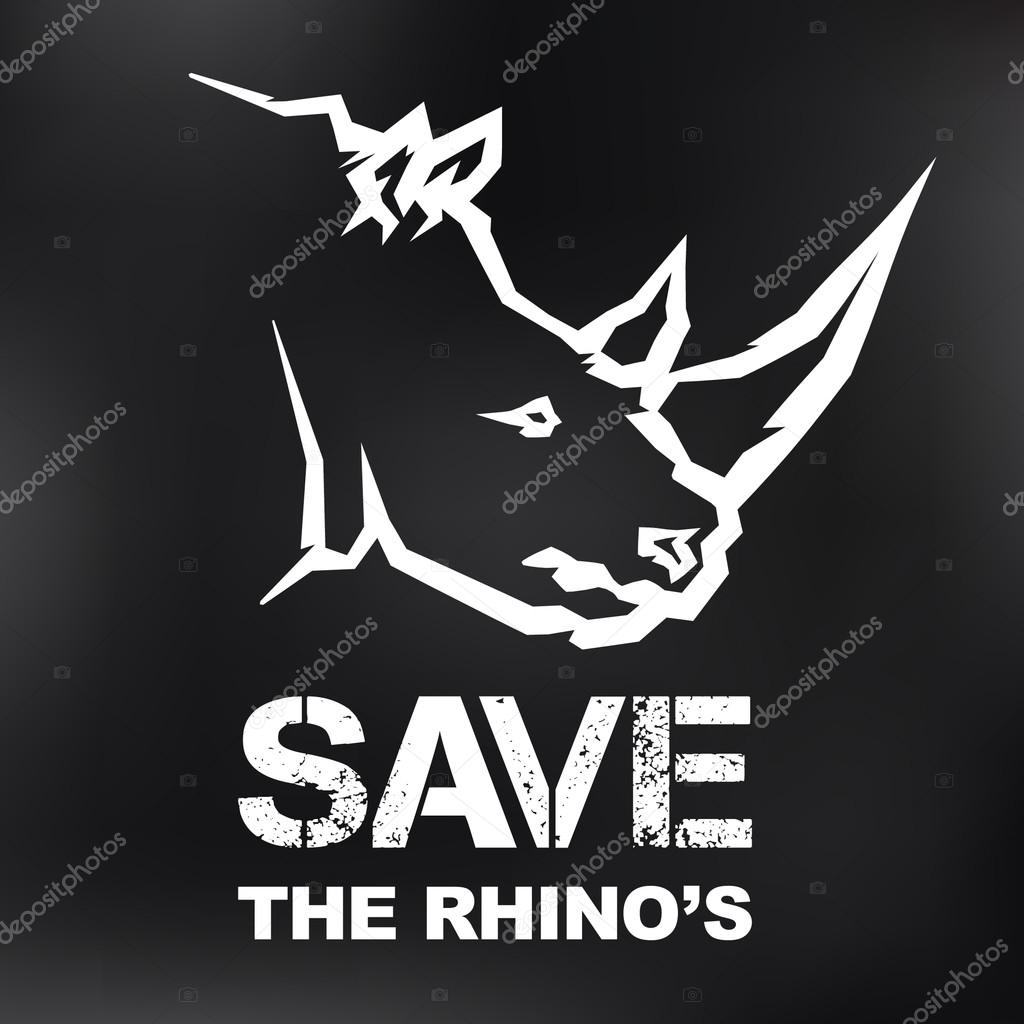 Save the Rhino's Icon Design