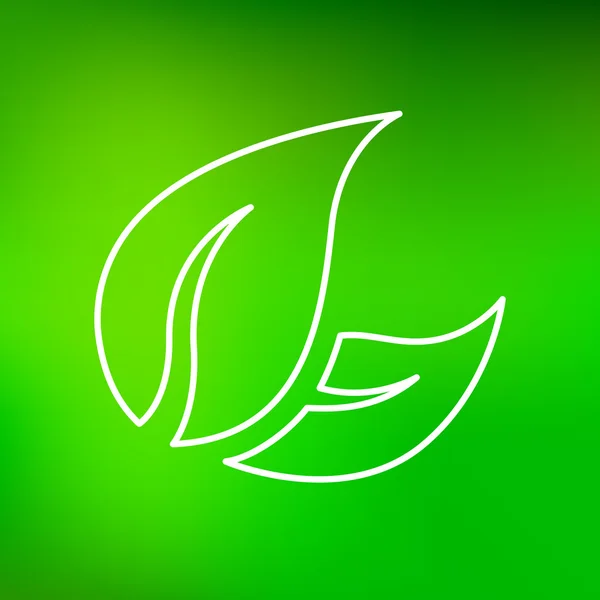 Leaves leaf icon — Wektor stockowy