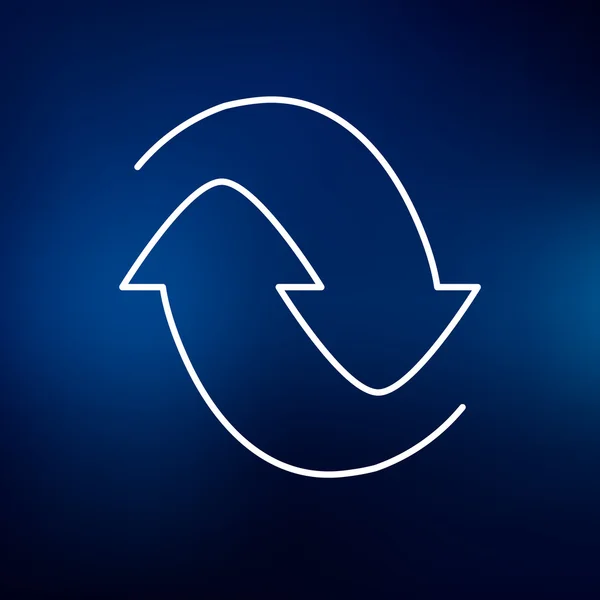 Recycle reuse icon — Stockový vektor