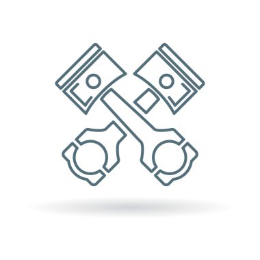 Pistons and conrods icon