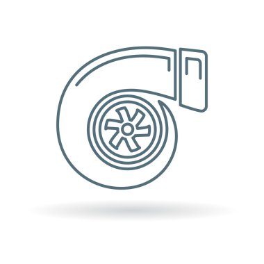 Vehicle performance turbo icon