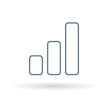 Bar graph icon success