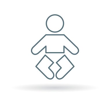Infant baby icon