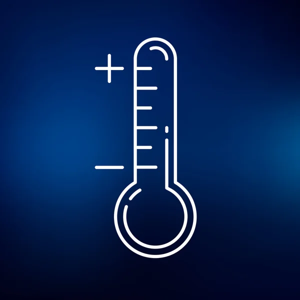 온도 온도계 아이콘 — 스톡 벡터
