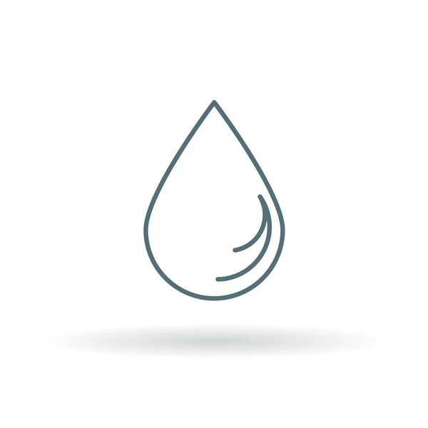 Rainwater waterdrop icon — ストックベクタ