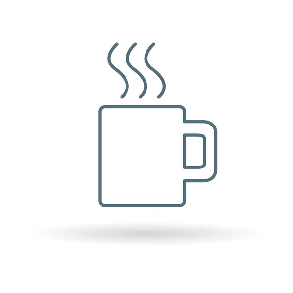 Coffee break icon with mug — 图库矢量图片