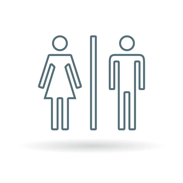 Male and female icon — Stock Vector