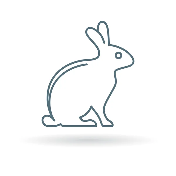 Bunny rabbit icon — Stock Vector