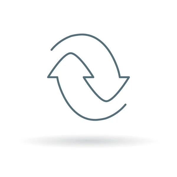 Recycle reuse icon — Stockový vektor