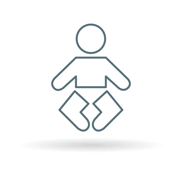 Infant baby icon — Stockvector