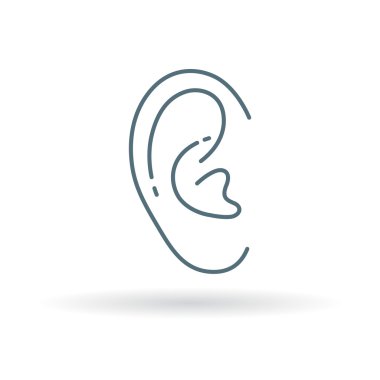 Healthy ear icon