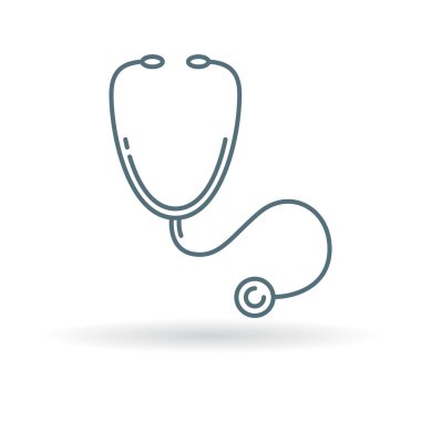 Doctors stethoscope icon clipart