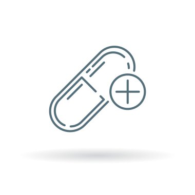 ilaç kapsül simgesi