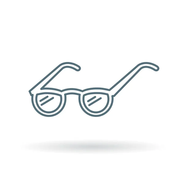 Behandlingen glasögon ikonen — Stock vektor
