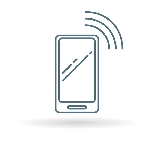 Wireless smartphone icon — Wektor stockowy