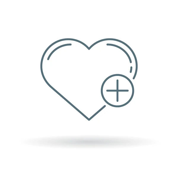 Zdrowe serce ikona — Wektor stockowy