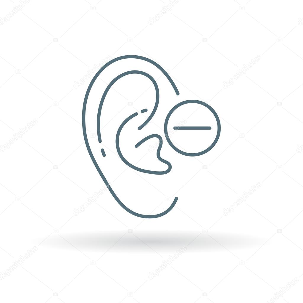 Deaf ear icon