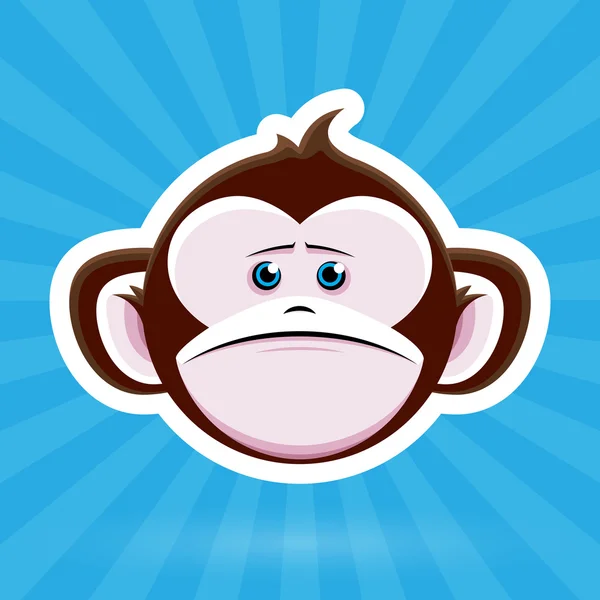 Sad cartoon monkey Vector Art Stock Images | Depositphotos Sad cartoon monkey Vector Art Stock Images | Depositphotos
