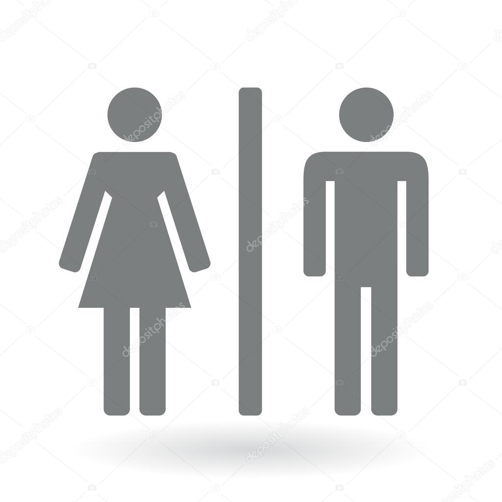 Male and Female gender icon symbol