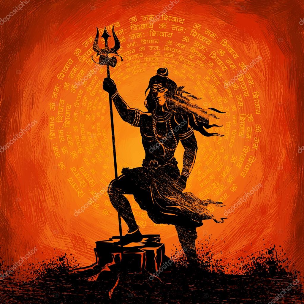 Lord Shiva Indian God of Hindu Stock Illustration by ©vectomart ...