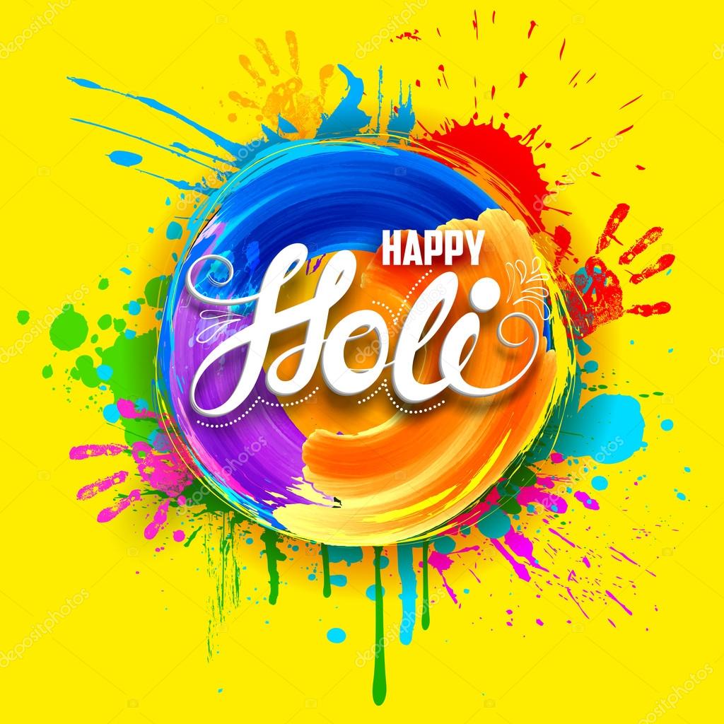 Happy Holi background Stock Vector Image by ©vectomart #103108064