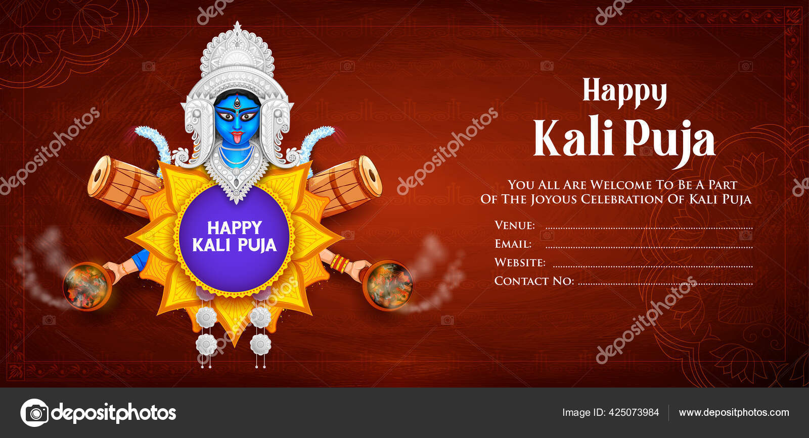 Vector tôn vinh Kali Puja sẽ đem đến cho bạn một trải nghiệm đầy sáng tạo trong ngày lễ này. 