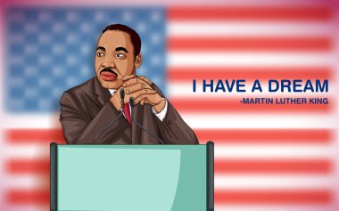 Martin Luther King 'in doğum gününü kutlayan Amerika Birleşik Devletleri' nin resmi