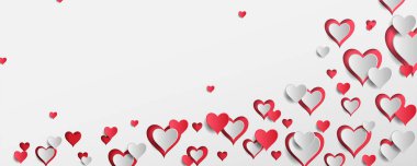 Sevgililer Günü için aşk ve aşk dolu bir geçmişin resmi.