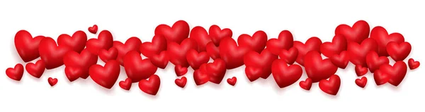 Illustration Kärlek Och Romantik Hjärta Bakgrund För Happy Alla Hjärtans — Stock vektor