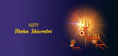 Hindistan 'ın Maha Shivratri festivali için Hindu tanrısı Lord Shiva.