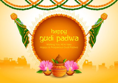 Hindistan Maharashtra 'da Gudi Padwa Ay Yeni Yıl Kutlaması