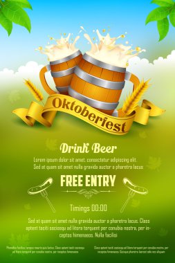 Oktoberfest kutlamaları arka plan