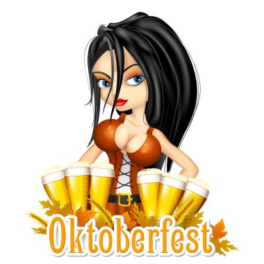 Oktoberfest kutlamaları arka plan