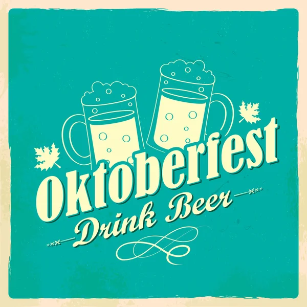 Fondo de celebración Oktoberfest — Vector de stock