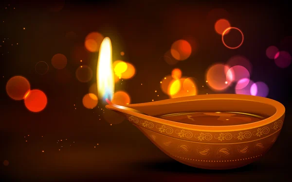 Diwali vakantie achtergrond — Stockvector