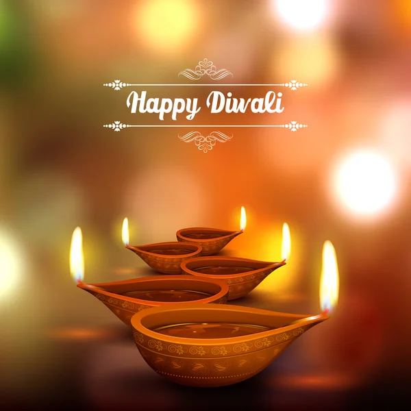 Diwali Fond de vacances — Image vectorielle