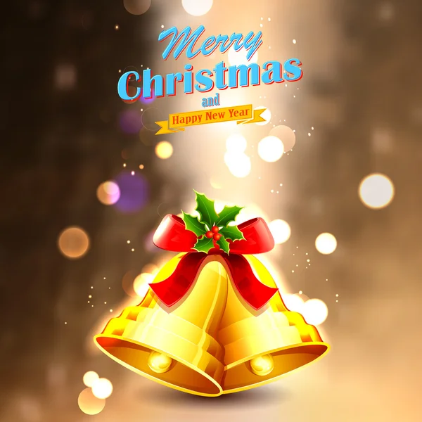 Jingle bells for Christmas decoration — Stock Vector