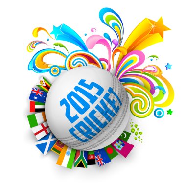 Farklı katılımcı ülke bayrağı topuyla kriket