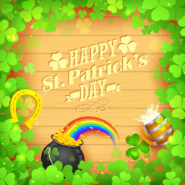 Saint Patricks Day background — Stock Vector